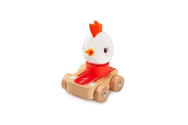 Lilliputiens Wooden Farm Vehicle Set