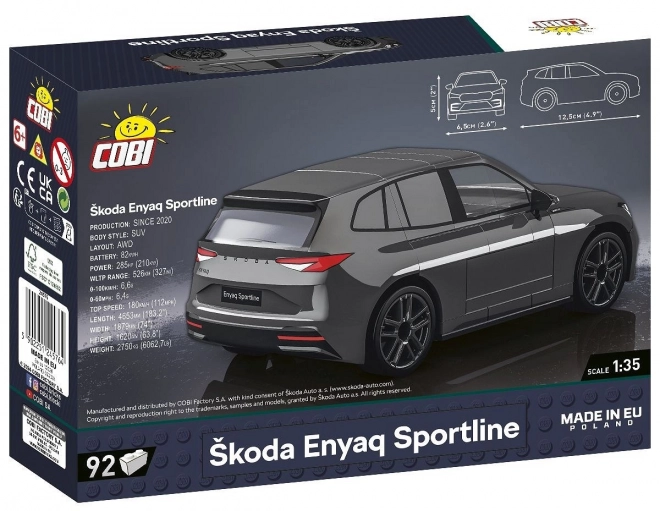 Škoda Enyaq Sportline Building Blocks Set