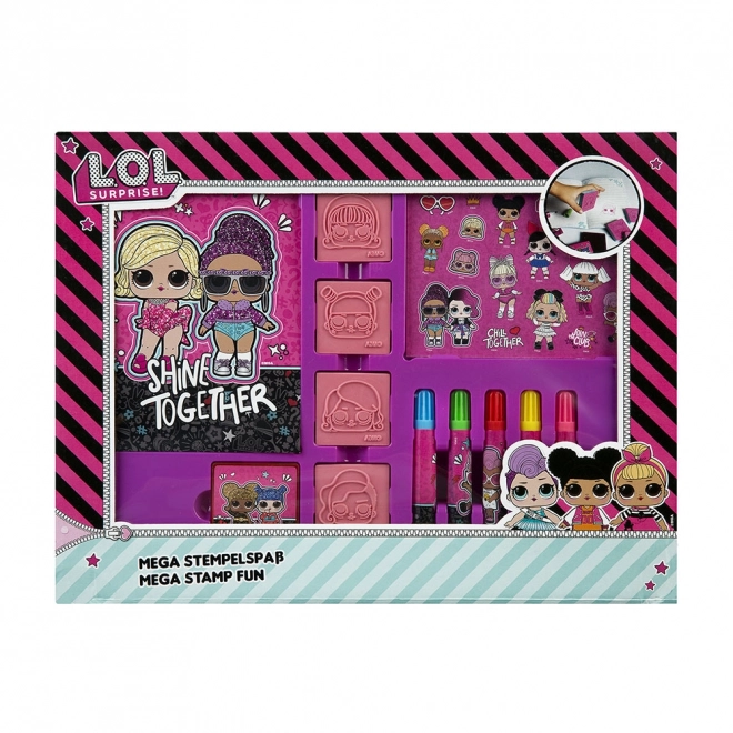 large LOL Surprise stamping set