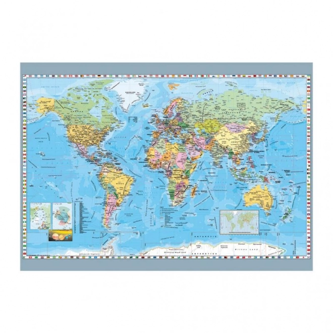 World Map Puzzle 1000 Pieces