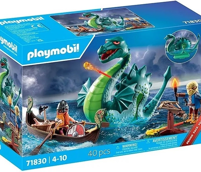 Ensemble de figurines Mon Viking et le serpent de mer
