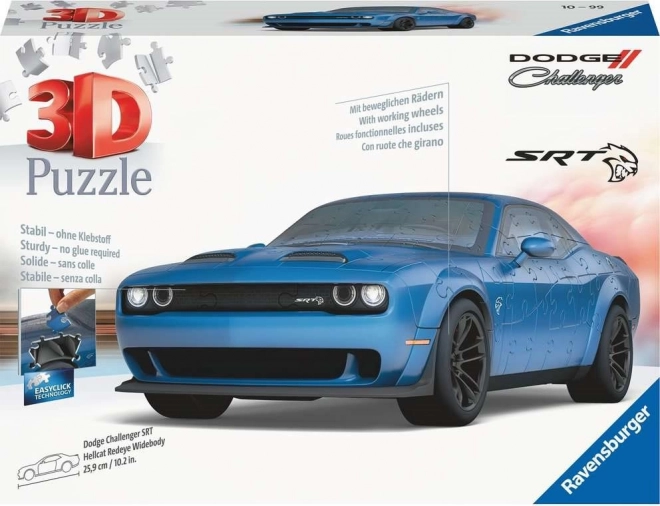 3D Puzzle Dodge Challenger by Ravensburger