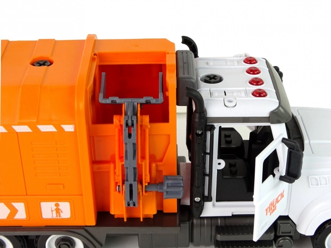 Interactive Orange Garbage Truck Toy