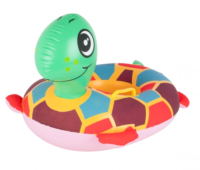 Inflatable Turtle Float with Seat for Babies