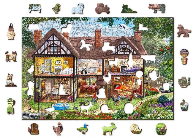 Wooden Puzzle Summer House 2-in-1 505 Pieces