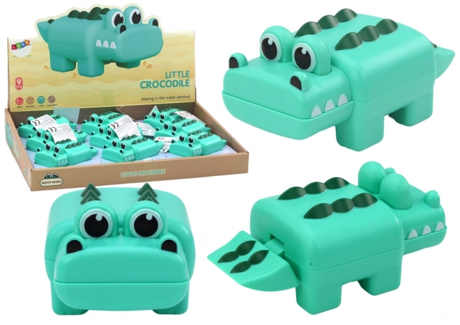 Wind-Up Green Crocodile Bath Toy