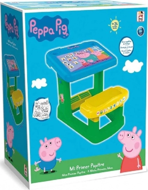 Chicos My First School Desk Peppa Pig