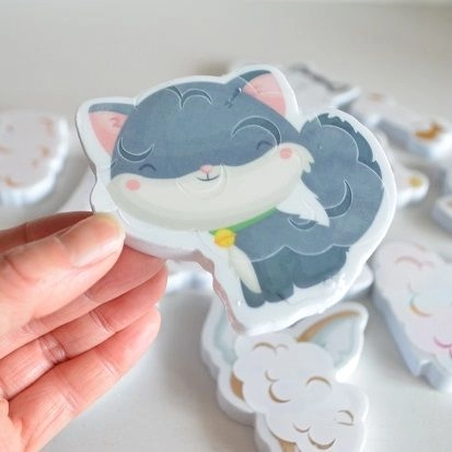 Color-Changing Bath Stickers Animals