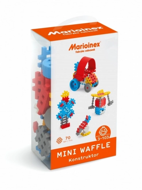 Mini waffle building blocks boy set 70 pieces Marioinex