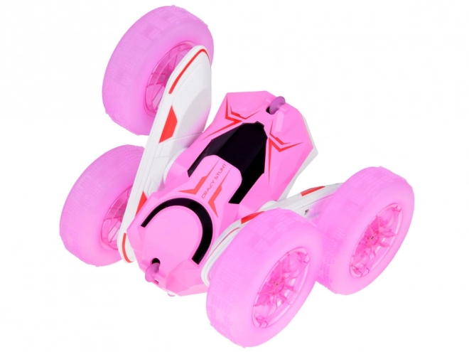 Remote Control Stunt Car with Light-Up Wheels