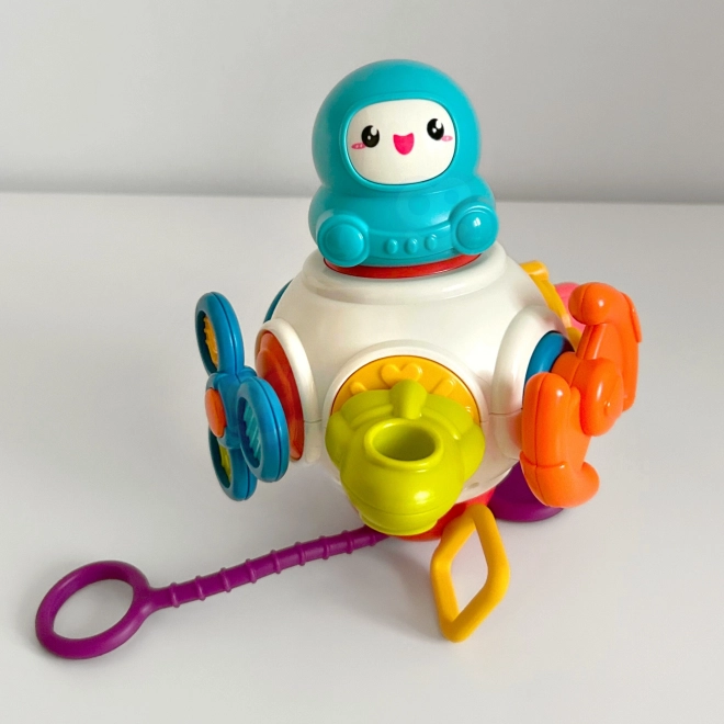 Cubo sensoriale Montessori 8 in 1 razzo spaziale