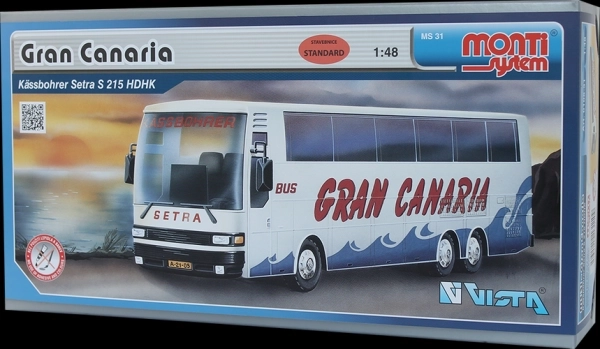 Kit di Montaggio Monti System MS 31 Gran Canaria Bus Setra 1:48 in scatola 31x16x7cm