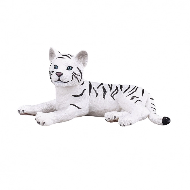 White Bengal Tiger Cub Figurine