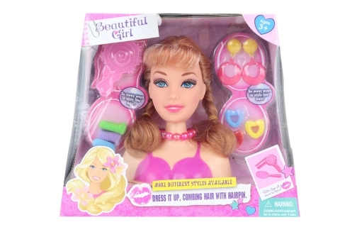 Styling Doll Head with Accessories