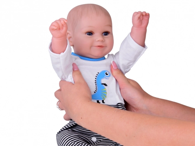 Realistic Baby Boy Doll With Interactive Features