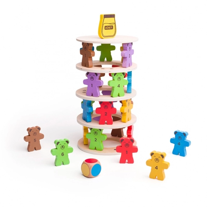 Falling Bears Game by Bigjigs Toys