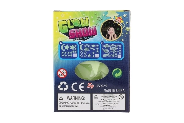 Glow in the Dark Plastic Shapes Box