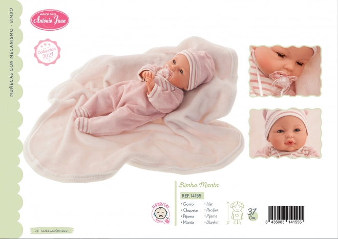 Antonio Juan baby doll with sounds and blinking eyes