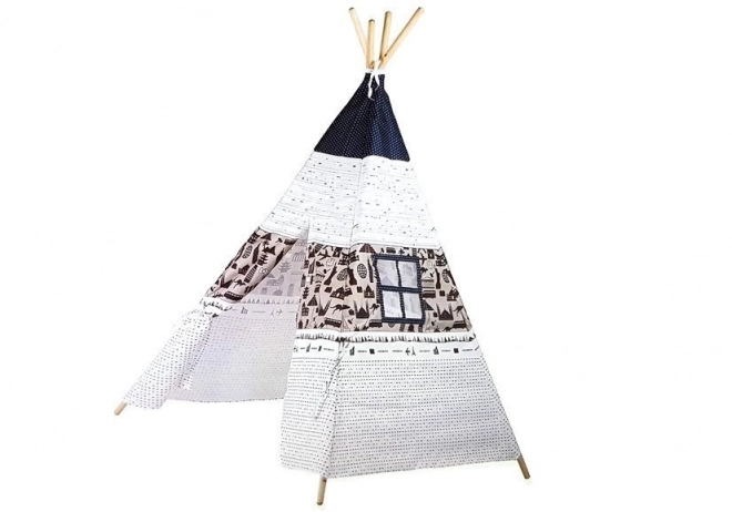 Indian Tipi Play Tent with Dinosaurs