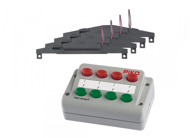 Piko Analog Control Panel Set with 4 Turnout Actuators