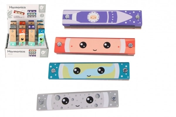 Wooden Harmonica for Kids