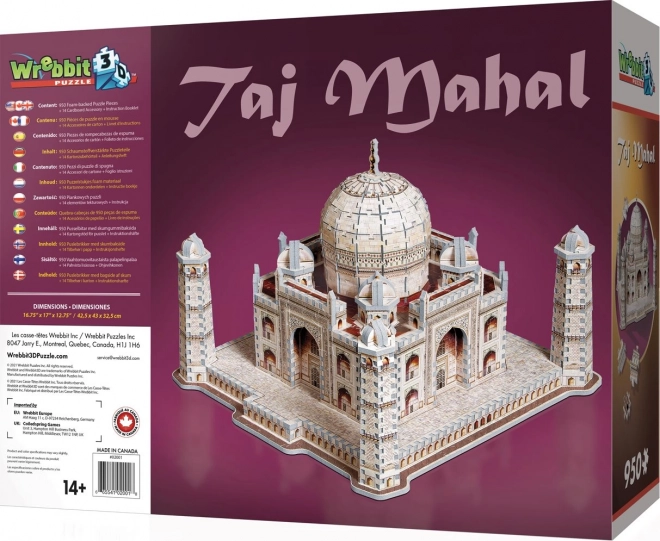 Wrebbit 3D Puzzle Taj Mahal