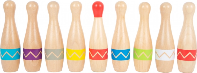 Sturdy wooden skittles made from FSC® wood