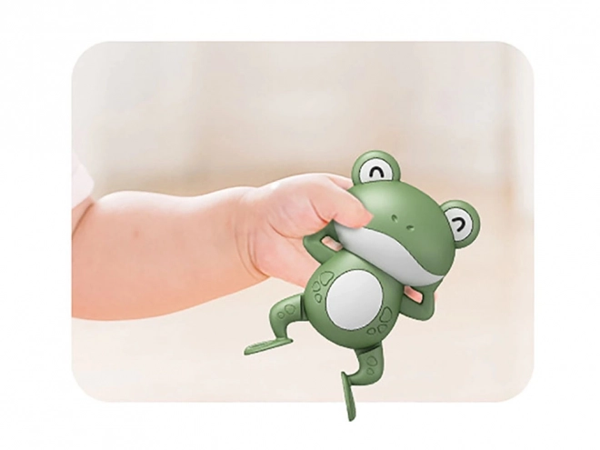 Wind-Up Floating Bath Frog Toy