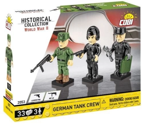 Cobi German Tank Crew Figures Set