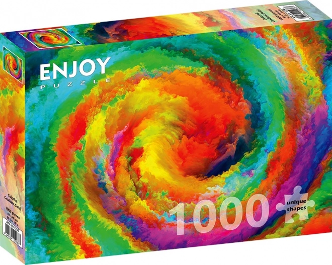 Enjoy puzzle colorful spiral 1000 pieces