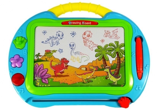 Large Magnetic Drawing Board with Stamps