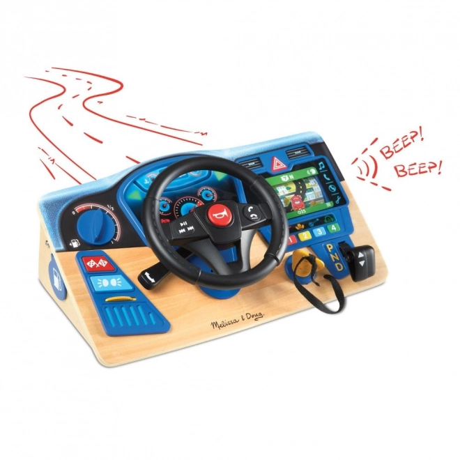 Interactive Steering Wheel Dashboard Vroom and Zoom