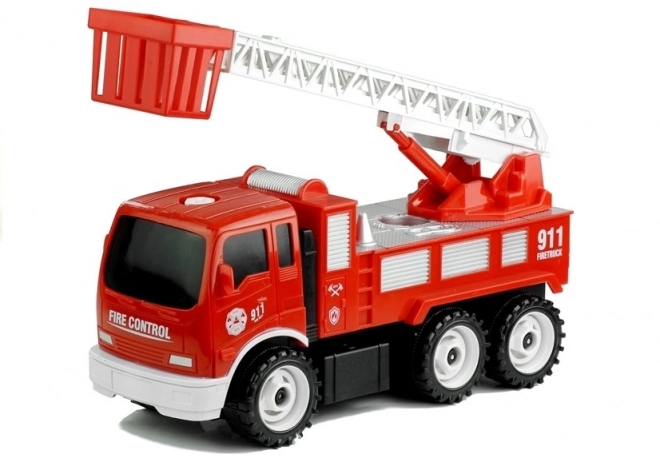 Camion dei Pompieri con Scala e Attrezzi