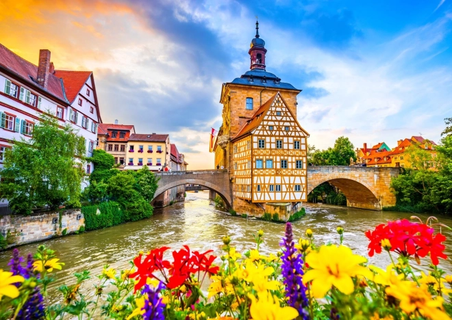 Enjoy Puzzle Old Town Bamberg, Germany 1000 Pieces