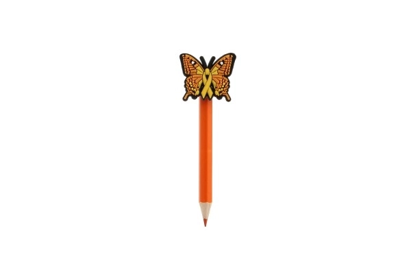 Colorful Pencils with Butterfly Decorations