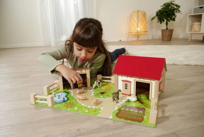 Wooden Farm Set with Accessories