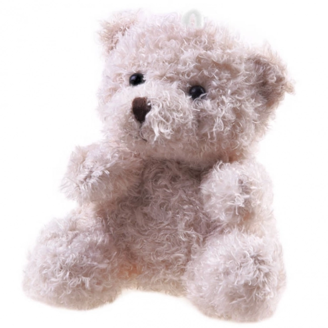 Plush Teddy Bear Keychain – beige