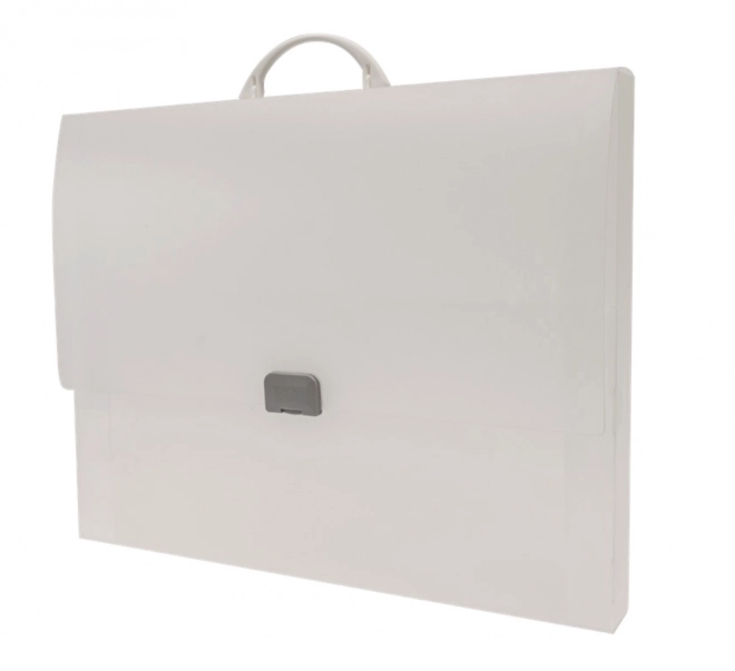 Polypropylene Document Case with Lock A3 Opaline Frosty Clear