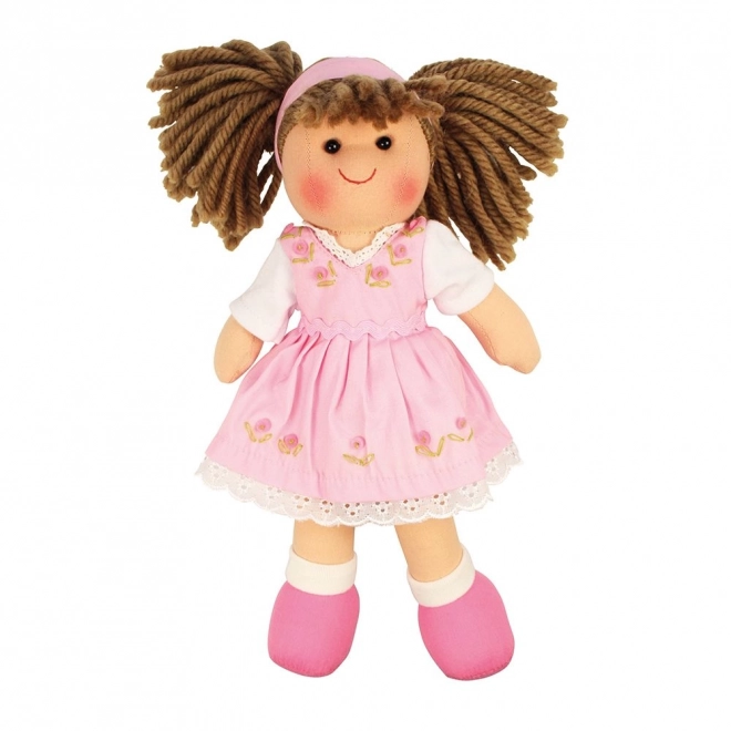 Bigjigs Toys Fabric Doll Rose