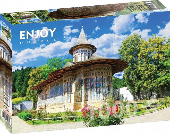 Enjoy Puzzle Monastery Voronet Romania 1000 Pieces