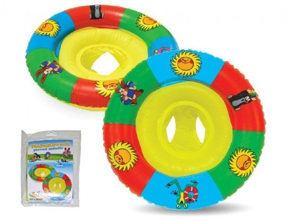 Inflatable Baby Swim Ring With Krtek Design