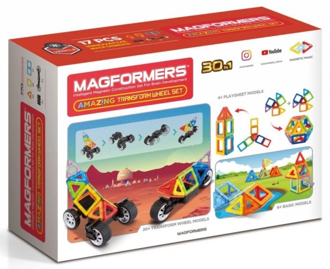 Magformers Transform Wheel Buggy Construction Set