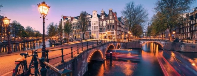 Amsterdam 1000 Piece Panorama Jigsaw Puzzle