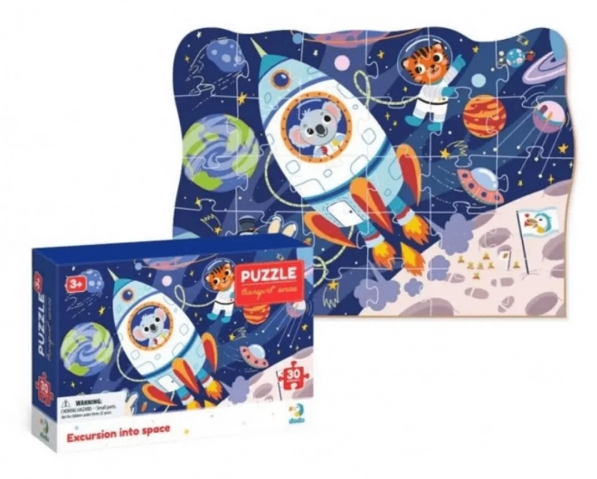 Space Adventure Animal Puzzle