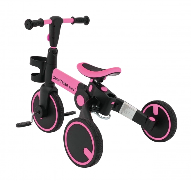 Happy Bike 3-in-1 Pink Tricycle