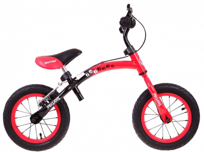 Children's Balance Bike Boomerang SporTrike Red