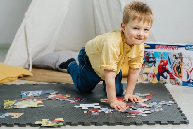 Double-Sided Spiderman Puzzle and Activity Set