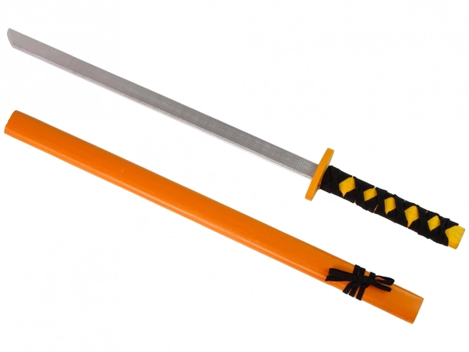 Wooden Orange Knight Sword 73 cm