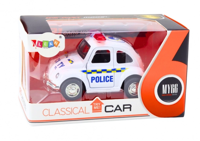 Classic Police Car with Lights and Sounds