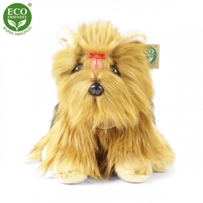 Eco-friendly Sitting Yorkshire Terrier Plush Toy 30 cm